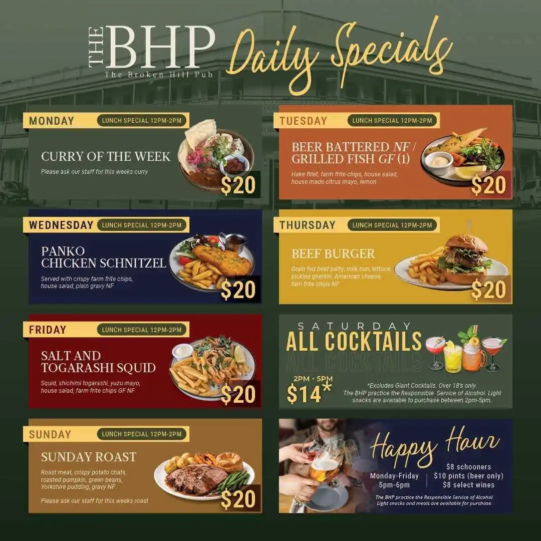 Daily Specials March 2026